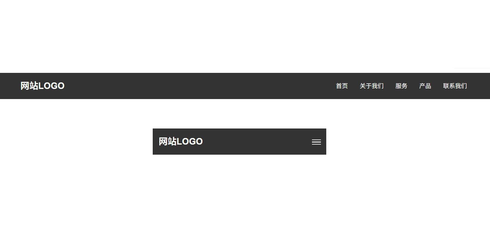 简单自适应汉堡导航模板 (HTML + CSS + JS)免费下载使用